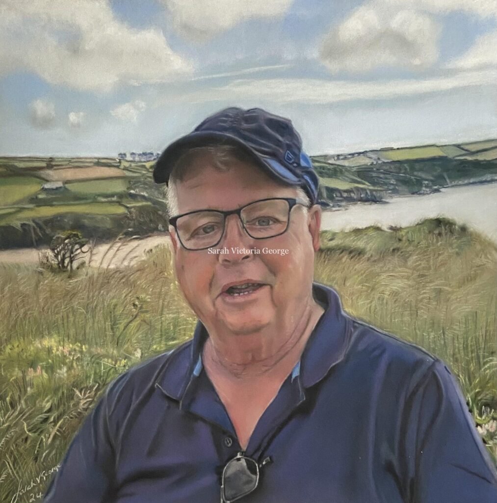 Pastel Human Portrait