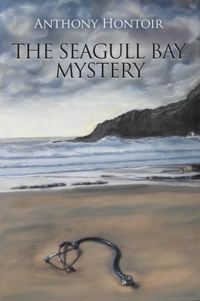 The Seagull Bay Mystery, Novel/Book cover in Soft Pastel - South Wales UK The Seagull Bay Mystery, Novel /Book Cover in Soft Pastel